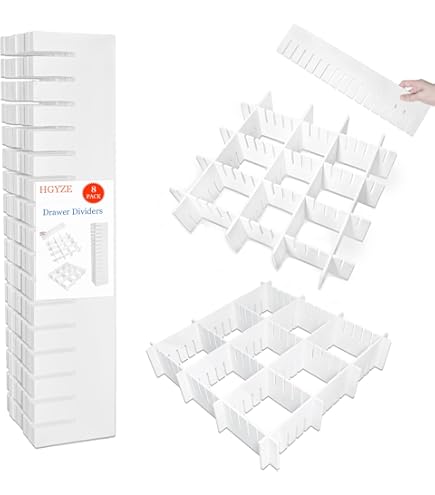 Range Cosmétiques Transparent Organisateur Maquillage Acrylique FAOKZE - 2 Boîtes 3 Compartiments Transparentes Pinceau Maquillage