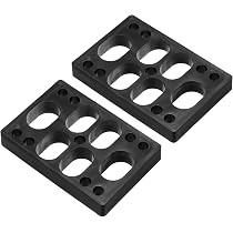 PATIKIL – Kit De Vis De Montage Pour Skateboard, 1.75 Pouce, 8 Vis + 8 écrous, Noir, Métal Solide