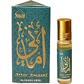 Dukhni Amaani Attar Oil By | Arabic Perfume Oils For Men And Women | 100% Pure, Long Lasting Calming Woody Ittar Roll | Eid, 