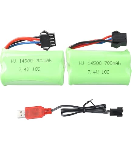 Vhbw Batterie Compatible Avec BEC Connecteur Pour Modéle RC Par Ex Voiture De Course Avion 500mah 37v Li Polymre 57 X 17 X 8 Mm 68260888