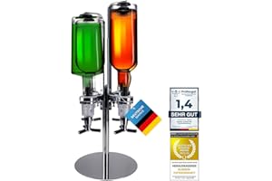 Bar-Butler für Spirituosen Flaschenhalterung für Getränke 4cl Dosierer Getränkespender Bar Flaschenhalter Portionieren von Getränken Getränkeportionierer (4-fach Flaschen Halterung)