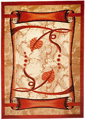 TEPPICH KLASSISCH SEHR BUNT wunderschöne Muster PERFEKT INS WOHNZIMMER in ROT/Terrakotta (240 cm x 330 cm) - 2