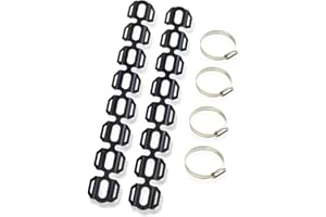 QJY-MOTOR PART-STORE Motocicleta Tubo de Escape Protector de la Pierna Cubierta de Protección TéRmica Para F650GS F 650 GS F700GS F 700 GS F800GS F 800 GS/Adventure R1200GS LC R 1200 GS LC/Adventure (Negro)