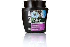 VATIKA NATURALS Dabur Vatika Multivitamin Enriched Black Seed Complete Care Hair Mask 500g | With black seed, soybean & henna | Blended with essential multivitamins (Pack of 1) (Package may vary)