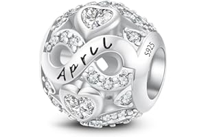 LONGLUCK CHARMS & BRACELETS Bracelet et collier en argent 925, bijoux pour femmes,Compatible Pour Pandora les bracelets et les colliers Charms de,Cadeaux pour femmes.