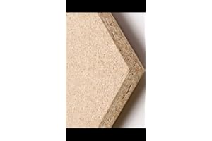 SATTIE 18mm Chipboard/Particle Board 600mm x 600mm, Ideal for Flooring, Boxing in and Garage or shed Shelving