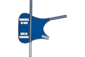 Flexi-Print Dog In Training Dog Vest - Personalised Dog Hi Vis Vest Reflective Dog Coat, Service Dog Vest, Nervous Dog Products, Dog Hi Viz, Reactive Dog Warning, Dog Training Vest