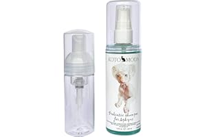 Kotomoda Shampooing probiotique pour Chat Sphynx 120 ML avec générateur de Mousse