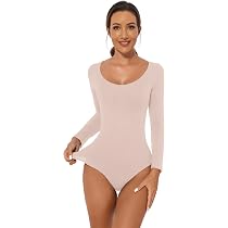 SHEKINI Shapewear Bodysuit – Langarm, Gerippt, Mit Rollkragen Für Figurformung & Wärme