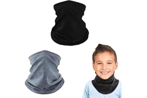 BVSRCP 2 Stück Loop Schal Kinder, Schal Kinder Schlauchtuch, Loop Schal Fleece Schlauchschal Halswärmer Halstuch Winddicht Ski Maske Warmer Für Outdoor Skifahren Radfahren