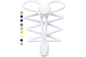 Stepace Cordones Elasticos, 2 Pares Cordones Elasticos Zapatillas Deporte, Cordones Zapatos Ajustables sin Atar para Adultos y niños