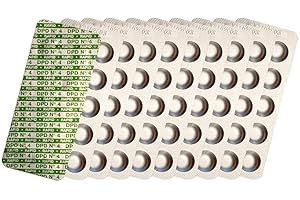 harren24 Pastillas de prueba (Rapid) DPD 1 Cloro, DPD4 Oxígeno Activo, Alcalinidad M, CYA, Rojo Fenol Valor en pH Comprobador de agua de piscina 50, 100, 250, 500x (DPD4 / 100 Pastillas)
