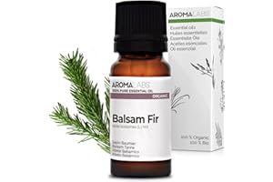 BIO - Olio essenziale ABETE BALSAMICO - 10mL - 100% Puro, Naturale, Chemiotipizzato e Certificato AB - AROMA LABS (Marchio Francese)