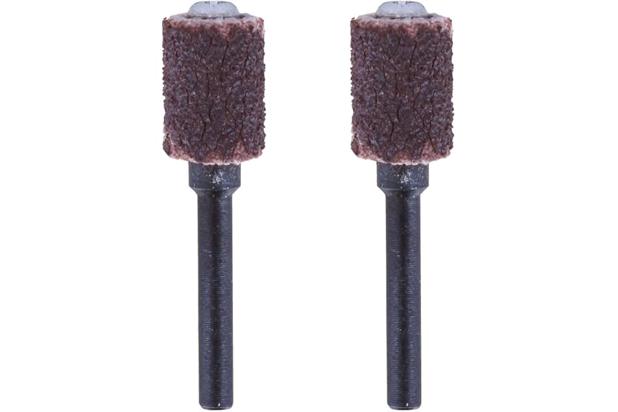 Dremel 430 Sanding Band & Mandrel 2-pack Accessory Set, 6,4 mm (Grit 60) Sanding Bands and Mandrels for Sanding, Shaping and Smoothing Wood and Plastic Materials