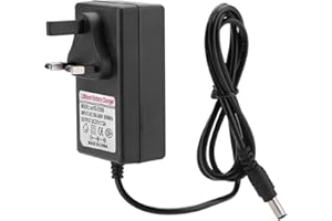 ASHATA Lithium-ion Battery Charger Power Adapter,AC 100-240V DC 21V 2A Safe Charge Power Supply Adapter Lithium-ion Battery Charger,Universal Power Adapter for Headlight,Toy Car,Balance Car(UK)