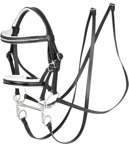 LeMieux – Capot Anti-mouches Miniature Pour Cheval à Bâton – Gris Foncé – Oreilles Daim Et Bordure Tressée – Dès 3 Ans
