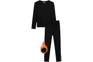 VZV Thermounterwäsche Kinder, Skiunterwäsche Warme Thermo Unterwäsche für Jungen Weiche Funktionswäsche Thermowäsche für Ski, Fußball und Sport