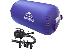 LUBAKED Inflatable Air Roll, Gymnastics Air Roller Tumbling Mats, Air Roller, Barrel, Air Rollers, Training Mat, Airspot Gymnastics Mat for Training, Fitness, Yoga, Home, Gym