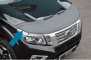 AUTOLINE ACCESSORIES Black Front Bonnet Bra/Protector To Fit Navara NP300 (2015+)