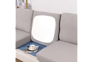 BOLUXIU Coprisedile per Divano Fodera per Cuscino del Sedile del Divano Coprisedile per Divano da Soggiorno Elastica Elasticizzata Colori Multipli per tutti i divani