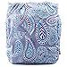 iZiv(TM) Newborn Organic Infant Waterproof/Adjustable/Reusable/Washable Pocket Cloth Diaper Fit Babies 0-3 Years(Leaf)