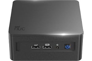 Intel NUC 13 Pro, Arena Canyon Mini Pc with 13th Gen Core i5-1340P (12C/16T & Up to 4.6GHz), 16GB DDR4 RAM & 512GB NVMe SSD, Support 8K, WiFi6E, BT5.3, 2 x Thunderbolt 4, Windows 11 Pro, 12M Cache