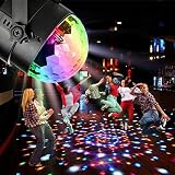 NIUBIER Discokugel Partylicht Discolicht led Disco Lichteffekte mit Fernbedienung-7 Farbe RGB Dj Licht Beleuchtung mit 3W, Musik-Modus und Auto-Modus DJ Party Licht Discokugel Bühnenbeleuchtung Led für Disco, Bar, Geburtstag party, Heimparty,Halloween, Hochzeit,Kinder Party, Tanzfläche und vieles mehr - 6