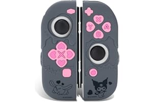 Kuitmor Coque de protection en silicone pour Switch Joy Con, coque de protection antidérapante pour Switch/OLED Joy Con