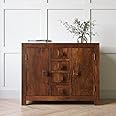 Casa Bella Furniture Dakota Solid Mango Wood Sideboard With Doors & Drawers