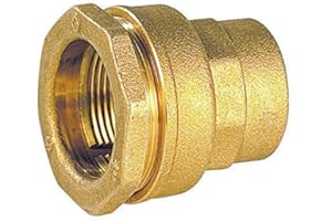 Sferaco - Raccord droit femelle - Série Fer - Pour Raccordement Polyéthylène - Diamètre : 27 - 3/4"