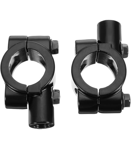 Staffe Per Manubrio Moto Godimg - Universali In Alluminio Per Specchietti, 22mm (7/8") - Per Kawasaki, Suzuki, Quad E Scooter
