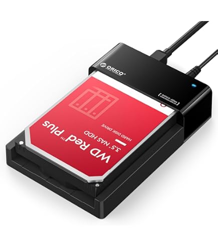 Adaptateur USB 3.0 Vers SATA/IDE 5Gbps - Pour Disque Dur 2.5/3.5, SSD, DVD, Jusqu'à 6 To, Plug & Play