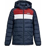 Jack&Jones Toby Puffer Hood Sn Erkek Siyah Kapüşonlu Mont 12235859-BLK