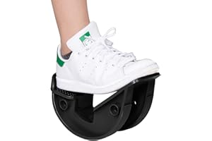 MENGH-SHOP Fußwippe Haltbarer Wadenstrecker bei Entzündungen der Achillessehne, Plantarfasziitis, Entlastet Fuß und Schienbein, für Athleten Physiotherapie und Erhöht Flexibilität und Stärke (Schwarz)