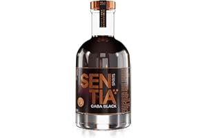 Sentia Spirits Gaba Black, Botanical Alcohol Free Drinks, Vegan, Gluten Free and GM Free, 20cl - Sentia Drink Perfect for Mocktails