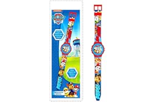 KIDS LICENSING Paw Patrol Unisex-Child Digital Connected Wrist Watch with Plastic Strap PW16268
