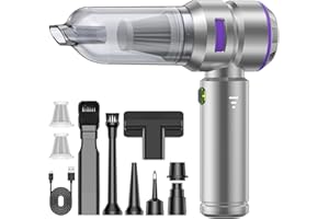 KITBEZN Aspirateur Voiture, 26000PA Mini Aspirateur à Main Puissant sans Fil, 220000 TR/Min Moteur sans Balai