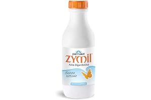6 BOTTIGLIE LATTE PARMALAT ZYMIL SENZA LATTOSIO 1 LITRO PARZIALMENTE SCREMATO