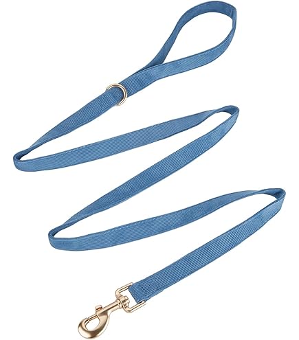 Collare Per Cani In Velluto A Coste - Ipoallergenico, Per Taglia Piccola, Pelle Sensibile, Blu-Grigio - Foto 9