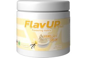 ‎EVO SPORTS FUEL EVO SPORTS FUEL FlavUp Flavour pulver | Vanilla Cream | 240g | Geschmackspulver zum Süßen | ohne viel Zucker und Kalorien | geprüfte Qualität | Made in Germany (1er Pack)