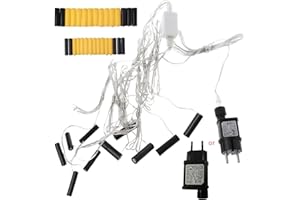 JDIEOQA Adaptateur universel 10 en 1 5 piles AA + 5 piles AAA pour remplacer les piles AA AAA pour lumière LED de Noël, jouets, talkie-walkie et plus encore
