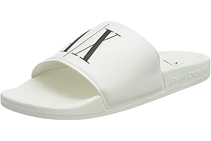 Armani Exchange AX Icon Logo Pool Slides, Chanclas Hombre