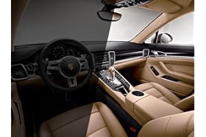 SPEEDWERK-MOTORWEAR Scheibentönungsfolie 65% Mittelschwarz 51cm Breite Panthera 265C, Profi Tönungsfolie Farbmuster 10cm x 10cm