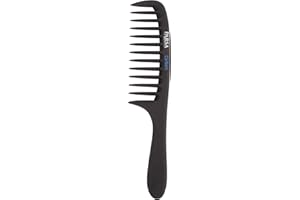 PARSA BEAUTY Peine de carbono Puños de carbono antiestáticos en carbono antiestático 19 cm Peine de carbono para todo tipo de cabello y longitud