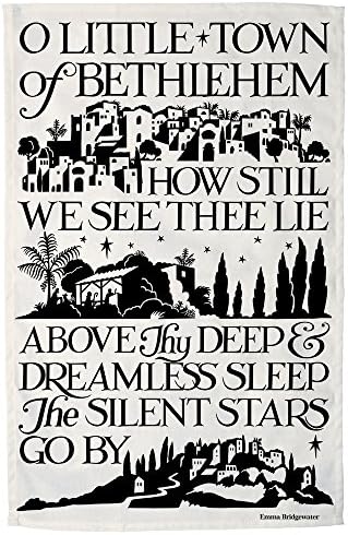 EMMA BRIDGEWATER BETHLEHEM CHRISTMAS TEA TOWEL - NEW WITH TAGS