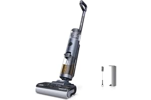 JONR ED12 Pro Wet and Dry Vacuum Cleaner Cordless，Hard Floor Cleaner Machines with 3-Sided Cleaning,Self-cleaning and Hot Air Drying, 850ml Water Tank, Lightweight and Easy to Operate,Multi-Surface