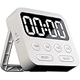 MAKINGTEC Kitchen Timer, Magnetic Digital Stopwatch Clock Countdown Countup Timer with Large LED Display Volume Adjustable for Cooking, Exercise, Baking, Classroom Timer for Kids