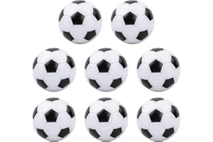 CLEMINSTA Tischfussball Bälle, Tischkicker Bälle, 8 Stück Kickerbälle 32mm, Tischfußballspiel Zubehör, Ersatzball Tischfußball