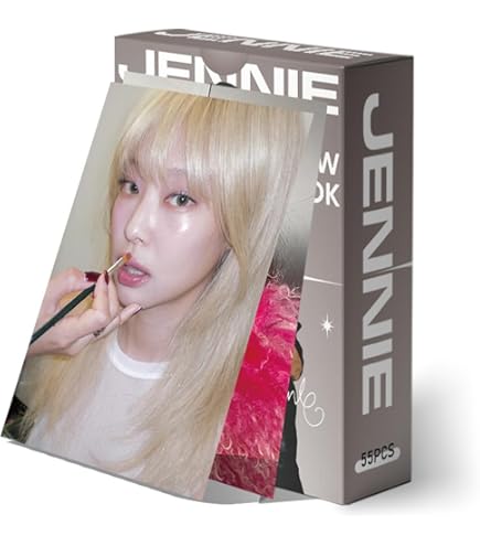 Géneric 55 Pcs Black%Pink Born Pink New Album Lomo Card Photocard Collection Card Kpop Rose Jisoo Lisa Jisoo Merchandise Set for Blink