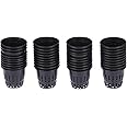 Yardwe Garden Slotted Mesh Net Cups For Hydroponics - 40 Pieces